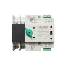 Dual Power Automatic Transfer Switch 2P 100A 220V Changeover Switch Automatic Transfer Switch Dual Power Toggle Controller Dual Electronic Power Circuit Breaker